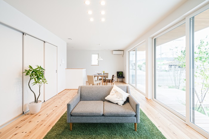 素足が気持ちいい。やさしい木の家