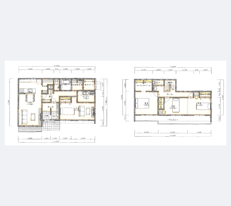 キッチンが２つあるシニアと暮らす家