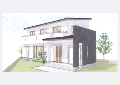 昔ながらの土間玄関と防音室のある家