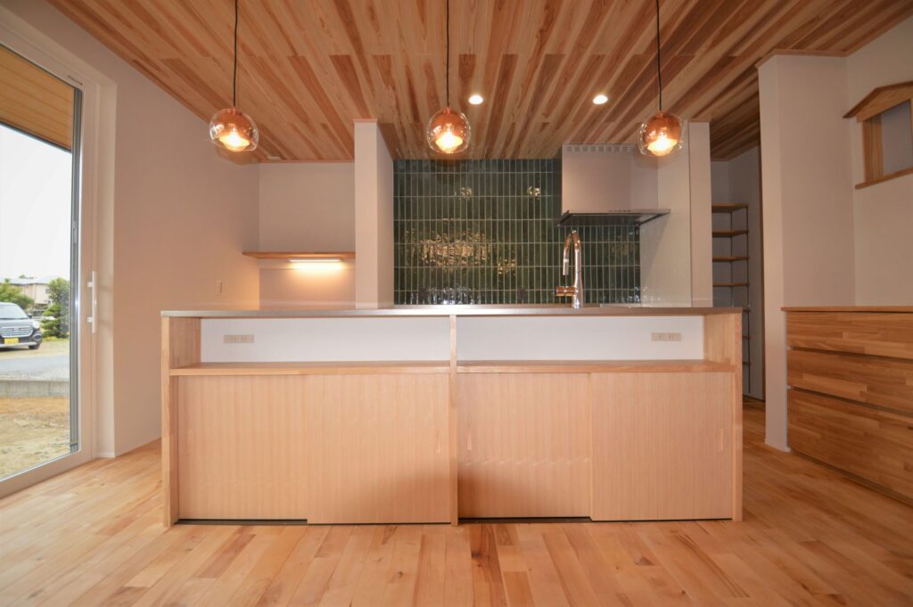 造作キッチン(水栓側)　セパレート式